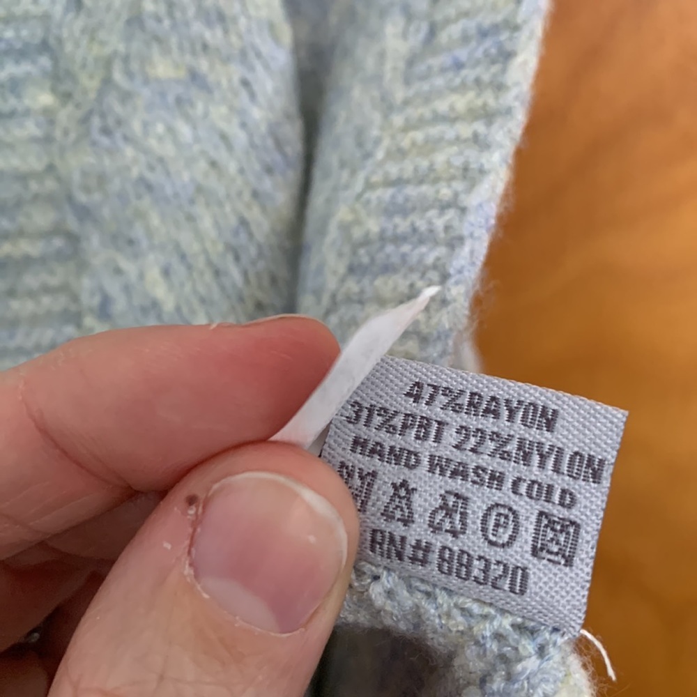 NWT C.C Green/Blue Diamond Weave Soft Scarf - Picture 4 of 5